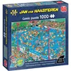 Image de Jan van Haasteren - Hockey - Championnats (1 000 pièces), 1 000 pièces, humour, 15 ans