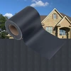 Image de The Living Store Pare-vue de jardin 4 pcs. PVC 35x0,19 m Gris foncé mat