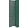 Image de The Living Store Clôture de jardin double face 110x400 cm Vert