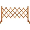 Image de The Living Store clôture de jardin Orange 120x60 cm bois massif sapin