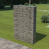 Image de The Living Store Mur en gabion avec couverture Acier galvanisé 100×20×150 cm