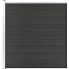 Image de The Living Store Gartenzaun WPC 175x186 cm Grau