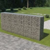 Image de The Living Store Mur en gabions avec couverture Acier galvanisé 300×50×150 cm