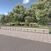 Image de The Living Store Mur en gabions avec couverture Acier galvanisé 900×50×50 cm