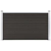 Image de The Living Store Élément de clôture WPC 180x105 cm Noir
