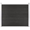 Image de The Living Store Elément de clôture en WPC 180x146 cm Gris