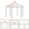 Image de Pavillon de jardin "Living Store" en fer, couleur antique, dimensions : 4 mètres