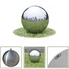 Image de The Living Store Fontaine de jardin Sphère avec LED Acier inoxydable 20 cm