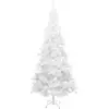 Image de The Living Store Arbre de Noël artificiel L 240 cm blanc