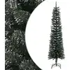 Image de The Living Store Arbre de Noël artificiel avec support Svelte vert 180 cm PVC