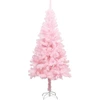 Image de The Living Store Arbre de Noël artificiel avec support Rose 210 cm PVC