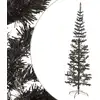 Image de The Living Store Arbre de Noël élancé Noir 240 cm