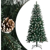 Image de The Living Store Arbre de Noël artificiel avec support Vert 120 cm PVC