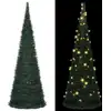 Image de The Living Store Arbre de Noël artificiel Pop-up avec LED Vert 180 cm