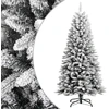Image de The Living Store Sapin de Noël artificiel enneigé 120 cm PVC&PE