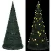 Image de The Living Store Arbre de Noël artificiel Pop-up avec LED Vert 210 cm