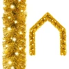 Image de The Living Store Guirlande de Noël avec LED 20 m Golden