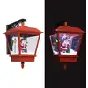 Image de The Living Store Applique murale de Noël avec lumière LED et Père Noël rouge