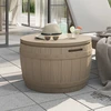 Image de The Living Store Boîte de jardin 3 en 1 Polypropylène brun clair