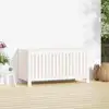 Image de The Living Store Coffre de jardin Blanc 115x49x60 cm Pin massif