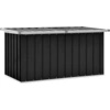 Image de The Living Store boîte de jardin anthracite 129 x 67 x 65 cm