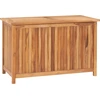 Image de The Living Store Coffre de jardin 90x50x58 cm bois massif teck