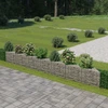 Image de The Living Store Mur en gabions Acier galvanisé 450×30×50 cm