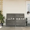 Image de The Living Store Coffre de jardin Anthracite 150x50x56,5 cm Sapin massif