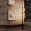 Image de The Living Store Arbre à LED avec fleurs de cerisier Blanc chaud 368 LED 300 cm