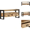 Image de vidaXL Armoire TV 100x30x45 cm Mango Massif - Meuble TV