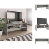 Image de vidaXL Armoire TV gris béton 100x40x40 cm Bois composite - Meuble TV
