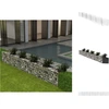 Image de vidaXL Corbeille à gabion Bac à plantes Légumes surélevé acier 300×30×50 cm - panneaux de clôture