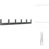 Image de vidaXL Panier de gabion en forme de U avec 6 colonnes en fer 620x20x100 cm - panneaux de clôture