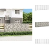Image de vidaXL Mur de gabions avec couverture Acier galvanisé 300×50×100 cm - Panneaux de clôture