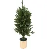Image de Arbre de Noël artificiel dans un pot doré, 90 cm