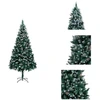 Image de vidaXL Sapin de Noël artificiel avec cônes et neige 240 cm - Sapins de Noël