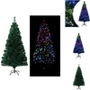 Image de vidaXL Sapin de Noël artificiel avec support Vert 150 cm fibre de verre - Sapins de Noël