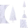 Image de vidaXL Sapin de Noël artificiel avec support 180 cm 620 branches - Sapins de Noël