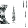 Image de vidaXL Semi-sapin de Noël artificiel avec neige Svelte 180 cm - Sapins de Noël