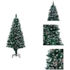 Image de vidaXL Sapin de Noël artificiel avec cônes et neige 180 cm - Sapins de Noël