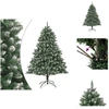 Image de vidaXL Sapin de Noël artificiel avec support 210 cm PVC - Sapins de Noël