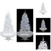 Image de vidaXL Sapin de Noël à neige avec pied parapluie blanc 190 cm - Sapins de Noël