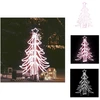 Image de vidaXL Sapin de Noël LED Pliable Blanc Chaud 87x87x93 cm - Eclairage de Noël