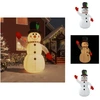 Image de vidaXL Bonhomme de neige gonflable avec LED 300 cm - éclairage de Noël