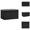 Image de vidaXL Coffre de jardin Anthracite 149 x 99 x 93 cm - Coffres de jardin