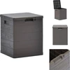Image de vidaXL Boîte de rangement de jardin 90 L Marron - Boîtes de jardin