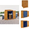 Image de vidaXL Coffre de jardin 70x87x104 cm bois massif acacia - Coffres de jardin
