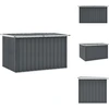Image de vidaXL Coffre de jardin Gris 149 x 99 x 93 cm - Coffres de jardin