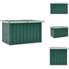 Image de vidaXL Coffre de jardin vert 109 x 67 x 65 cm - Coffres de jardin