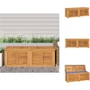 Image de vidaXL Coffre de jardin avec sac 150x50x53 cm bois massif teck - Coffres de jardin